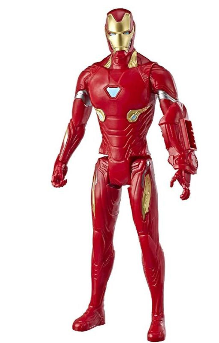 Moda Boneco Titan Hero 2.0 Homem de Ferro, Avengers, Vermelho/Ama