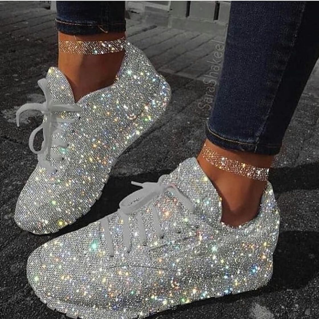 Fashion Tenis brillantes🤭🤍🤍🤍