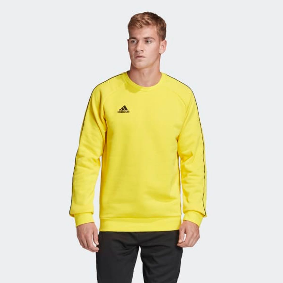 Fitness Adidas CORE18 SW Top Sweatshirt, Hombre,