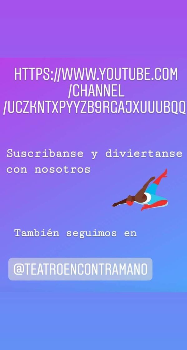 Social Teatro en YouTube 