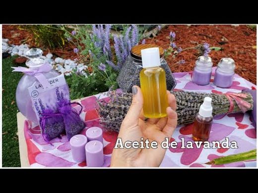 Como hacer aceite de la lavanda - YouTube