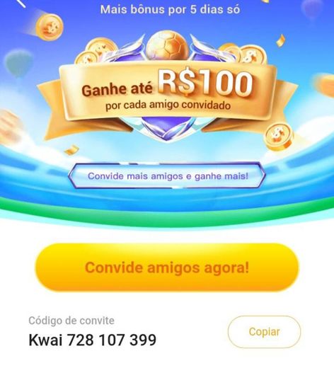 Entre nesse link, baixe o app e comece a ganhar dinheiro.