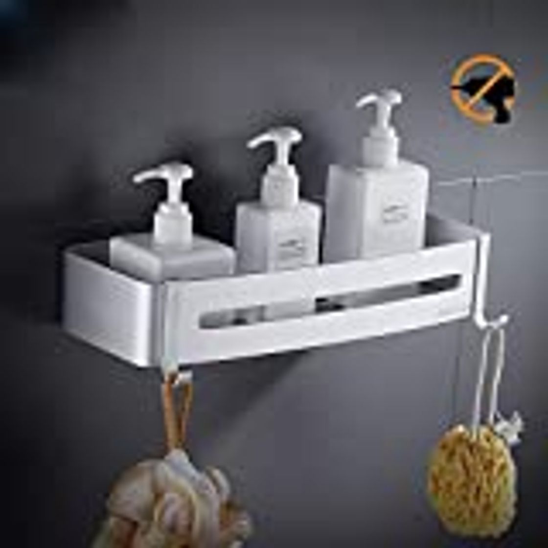 Producto Estante para baño Kazeila, sin perforaciones, estanteria para ducha montado en la