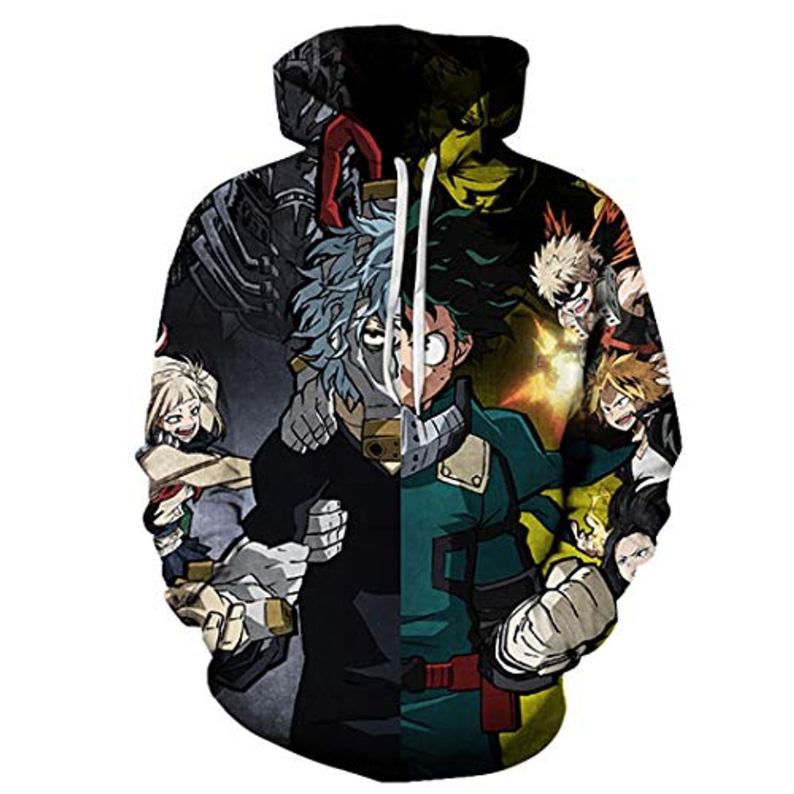 Moda Sudadera Unisex Anime Theme Sudadera con Estampado 3D Sudadera con Capucha Personaje