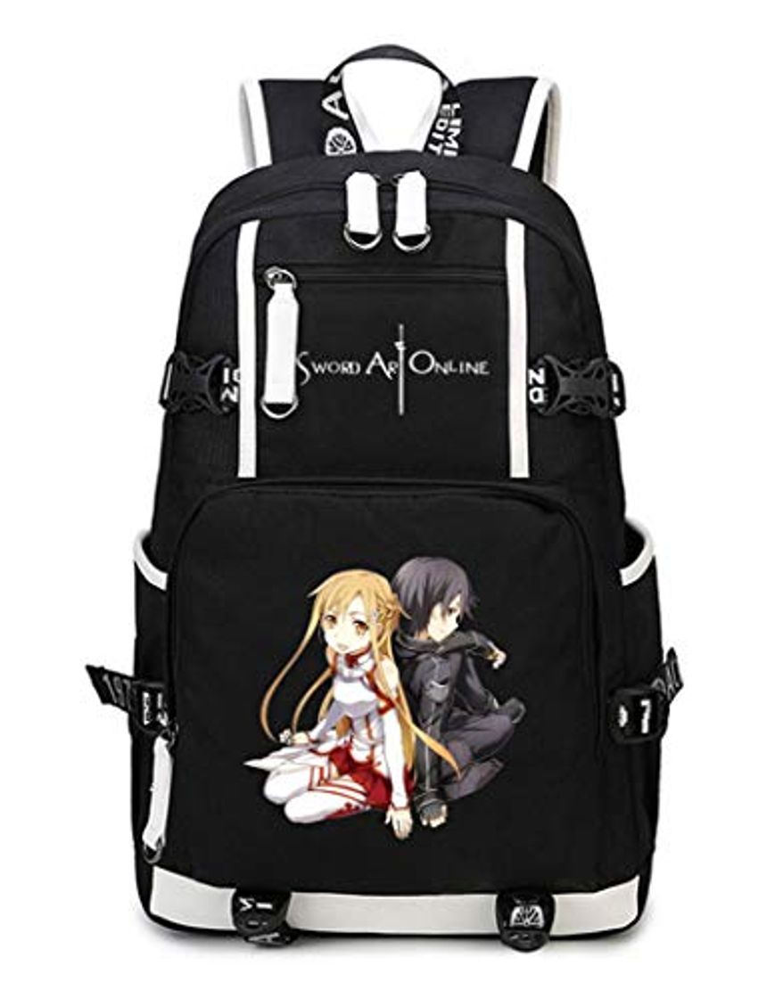 Moda Cosstars Sword Art Online Sao Anime Mochila Escolar Estudiante Bolso de Escuela