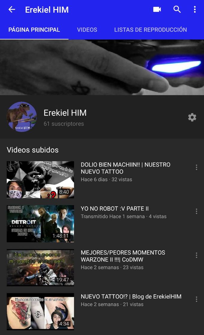 Moda ErekielHIM Canal de YouTube