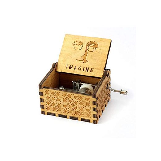 Caja de música Harr Potter personalizada caja musical Enviar en los payasos antiguos tallados ideas familiares juguetes musicales C