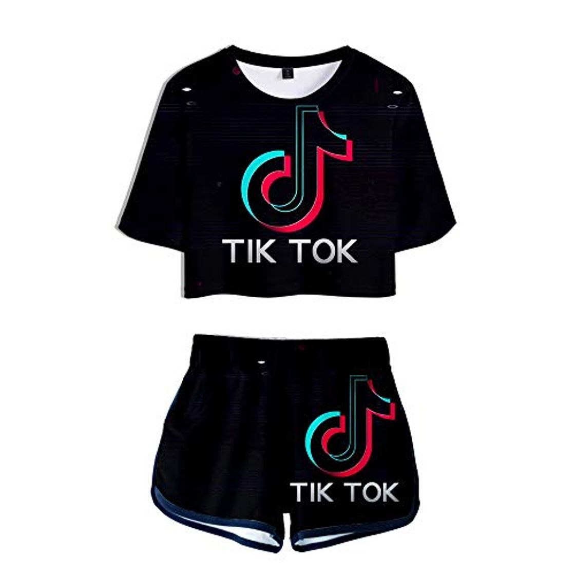 Producto HGUIAZ TIK TOK Imprimiendo Camisetas Y Pantalones Cortos