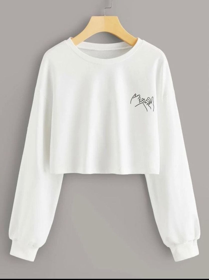 Fashion Sudaderas Sin Capucha Corta Tumblr Deporte Primavera Invierno para Mujer