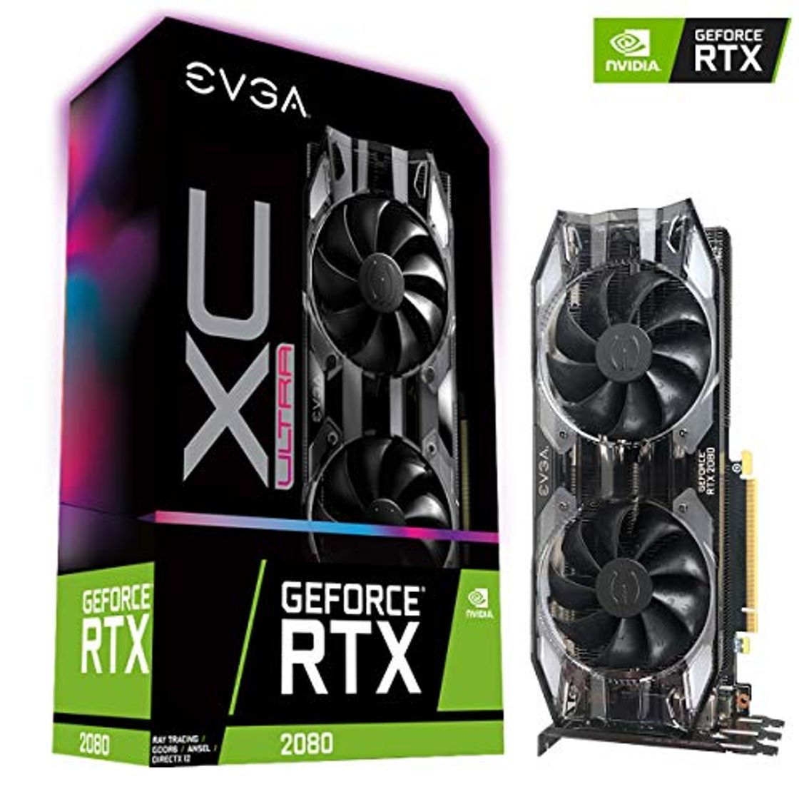 Electrónica Evga GeForce RTX 2080 XC Ultra Gaming - Tarjeta gráfica