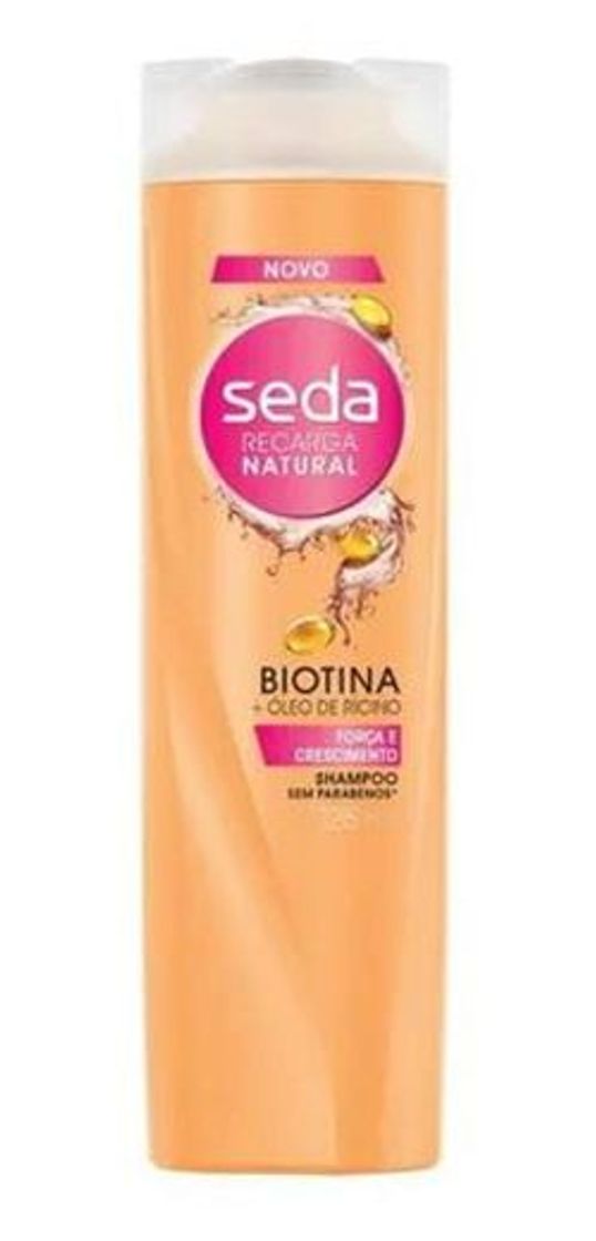 Fashion Seda Recarga Natural, Biotina e Óleo de Rícino