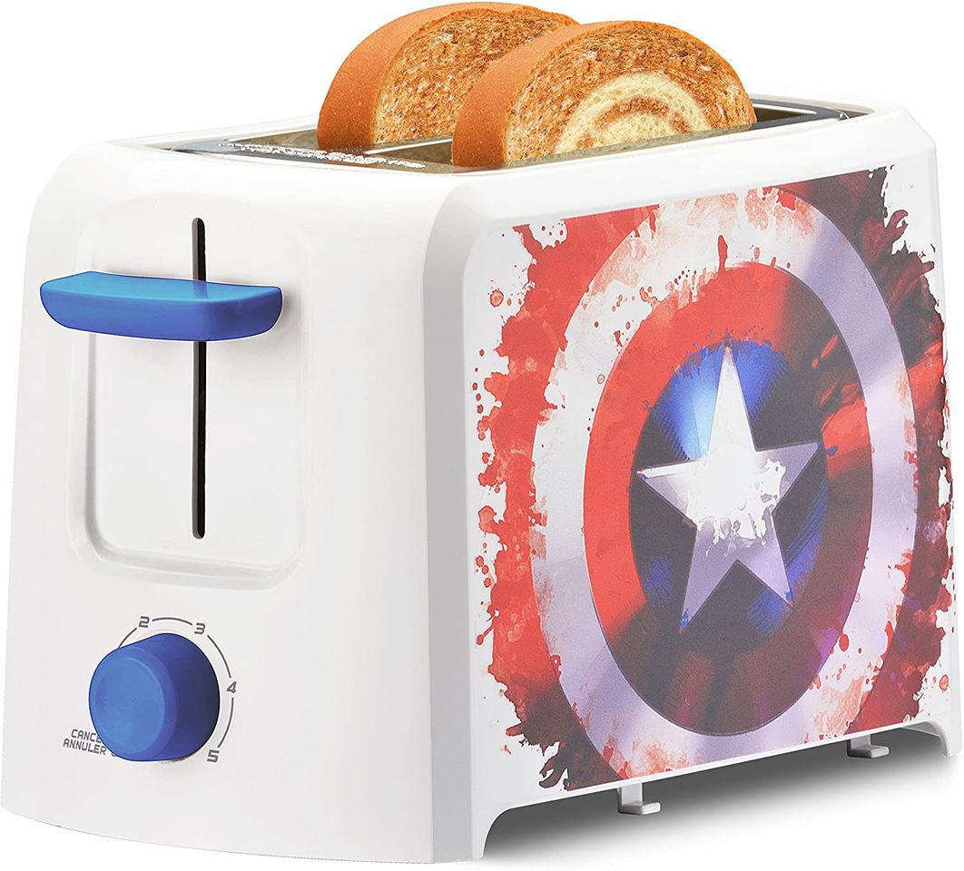 Fashion Marvel Captain America Shield 2-Slice Toaster