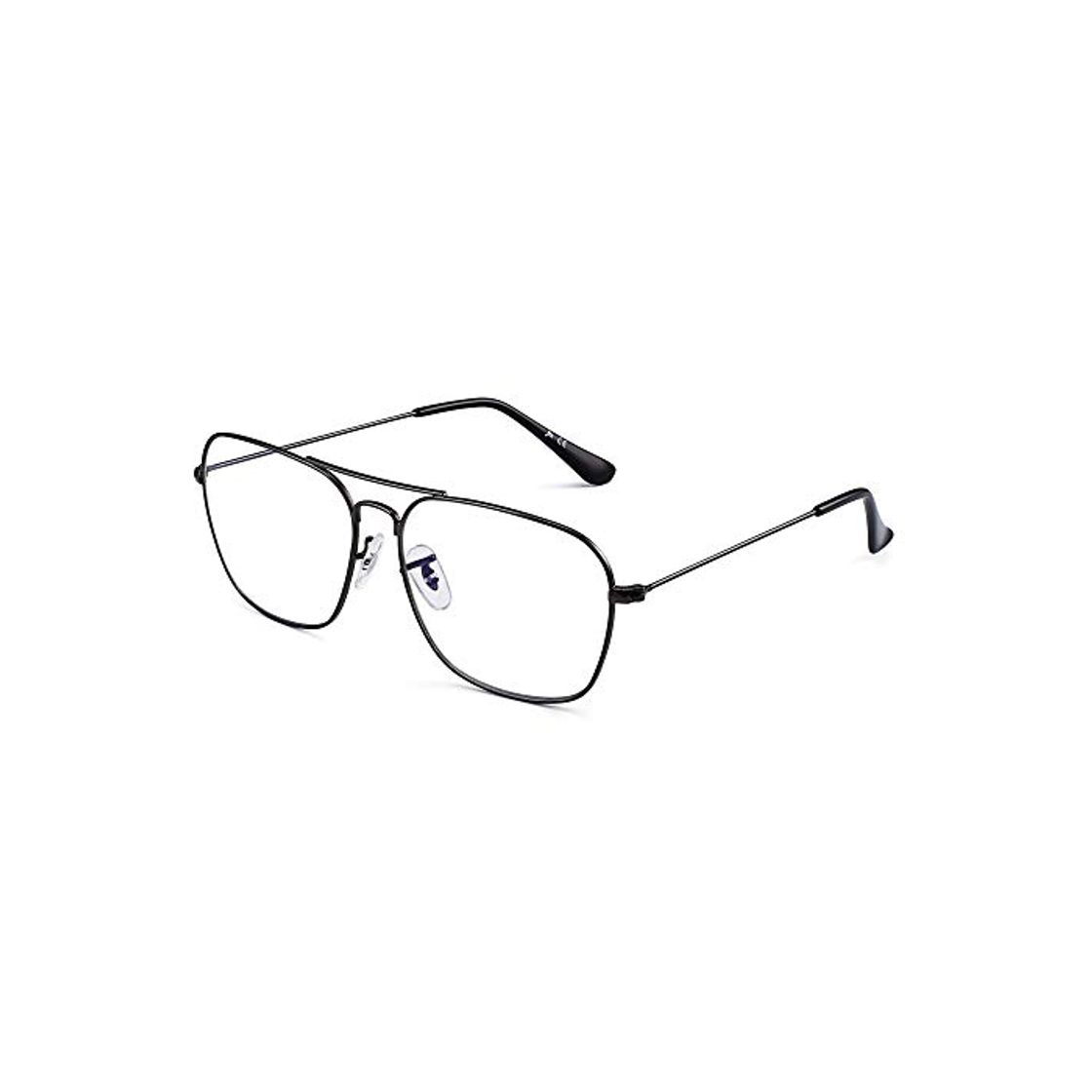 Product Gafas de Vista Aviador Bloqueo Luz Azul Computadora Mujer Hombre, Cuadradas Proteger