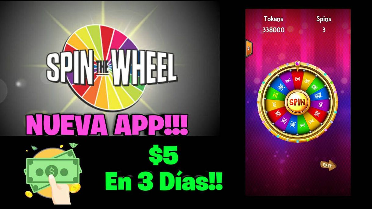 Moda Spin The Wheel || NUEVA APP!!! BRUTAL!! 💸💸