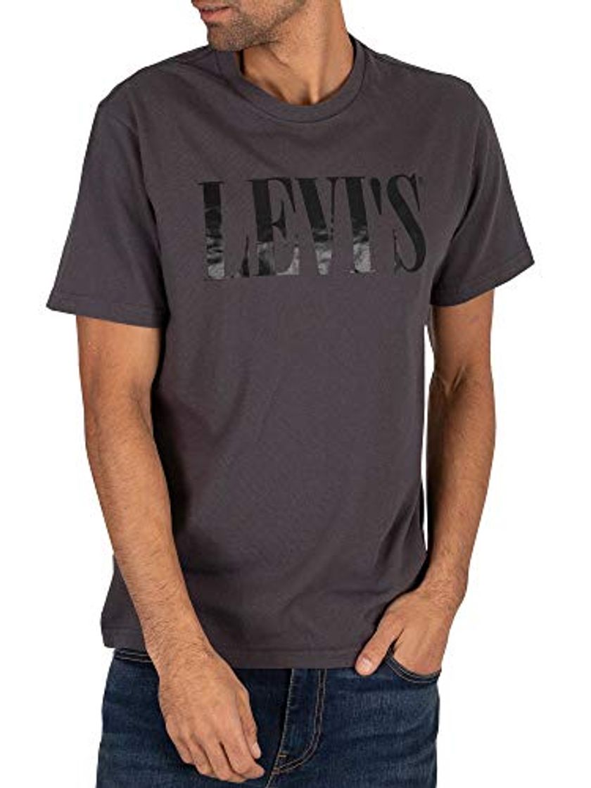 Fashion Levi's Relaxed Graphic tee Camiseta, Gris