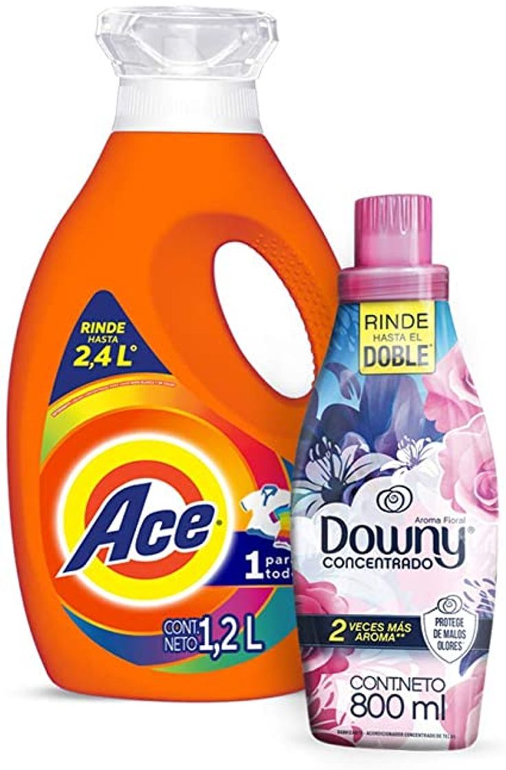 Productos Ace y downy 