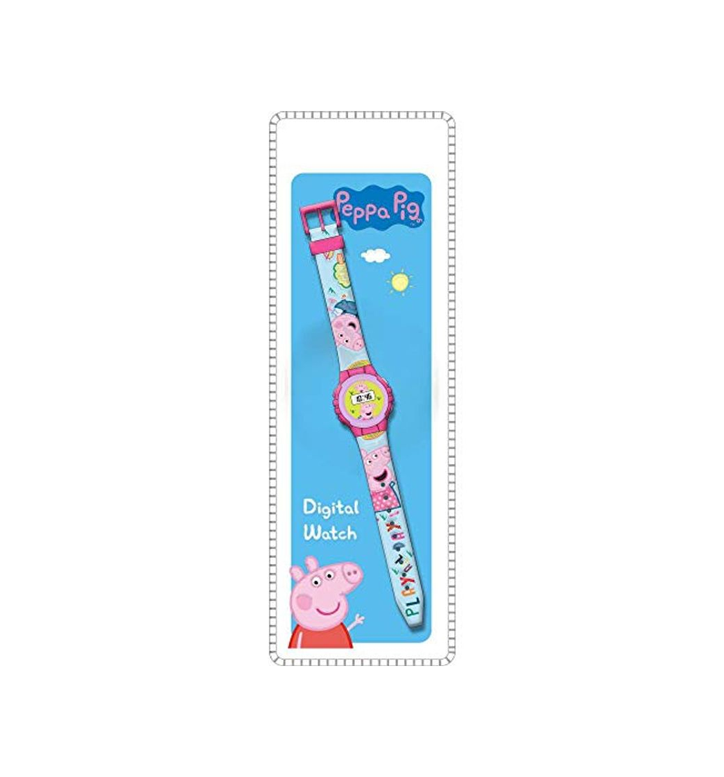 Social Peppa Pig Reloj de Pulsera Digital ke02