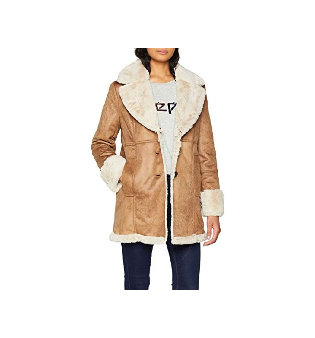 Social Pepe Jeans Iliana, Abrigo para Mujer, Marrón