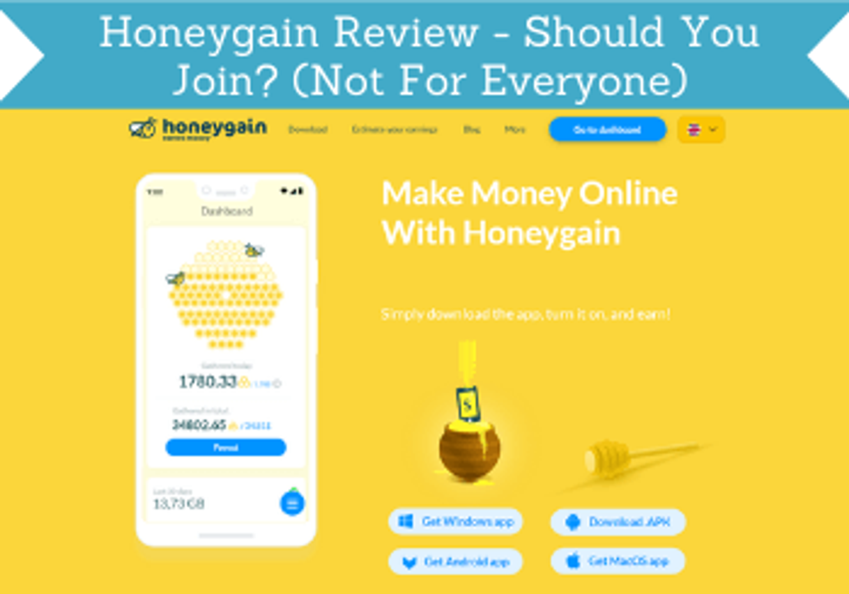 App Honeygain,vendiendo internet