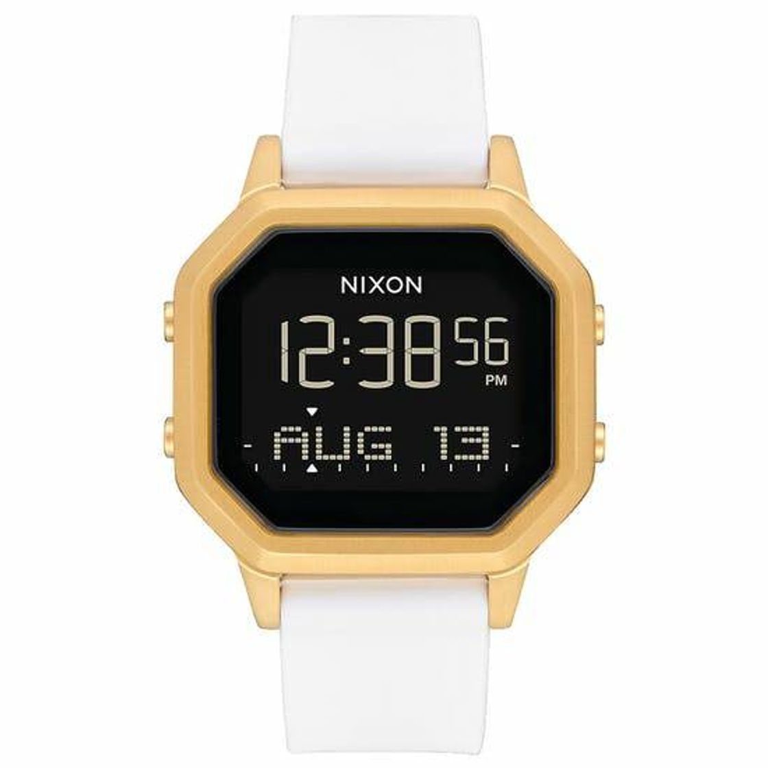 Fashion Nixon Siren SS A12112970 - Reloj Digital para Mujer con Caja Dorada