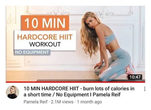 10 MIN HARDCORE HIIT - burn lots of calories in a short time / No ...