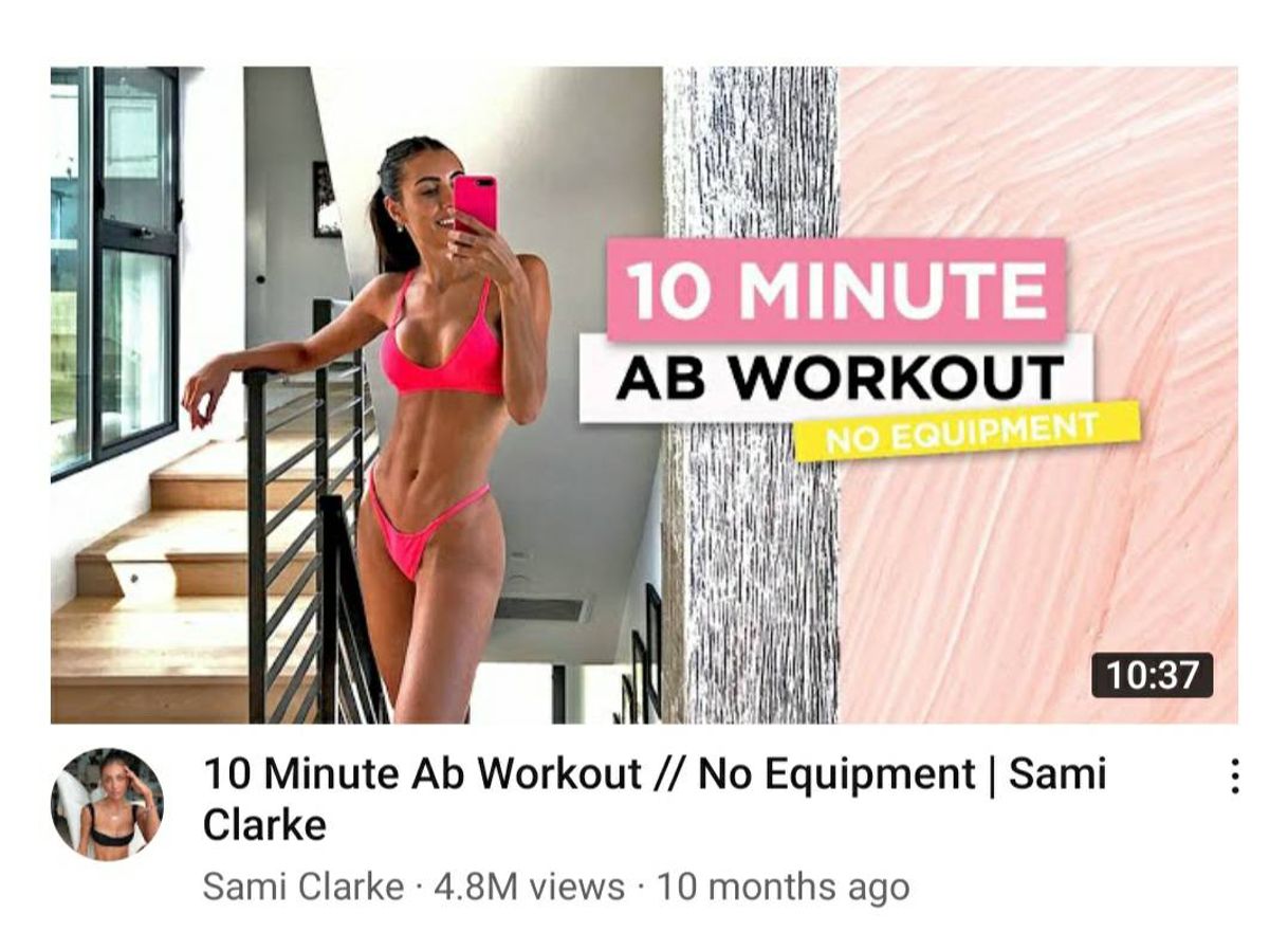 Social 10 Minute Ab Workout // No Equipment | Sami Clarke