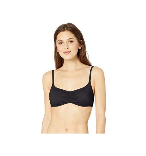 Amazon Essentials - Top de bikini bralette con sujeción ligera para mujer,