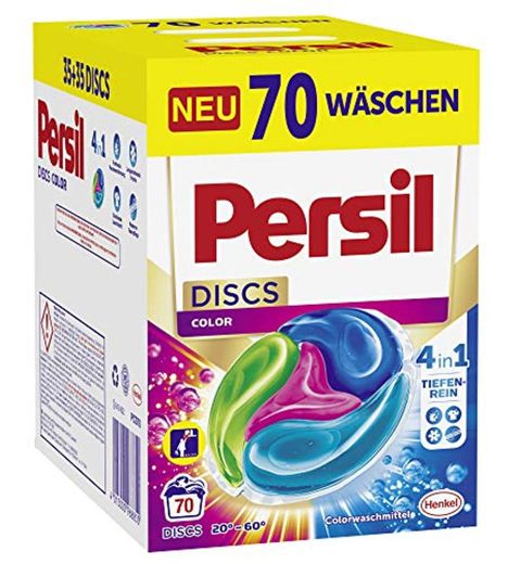 Detergente Persil 4 en 1 DISCS Color, 70 lavados