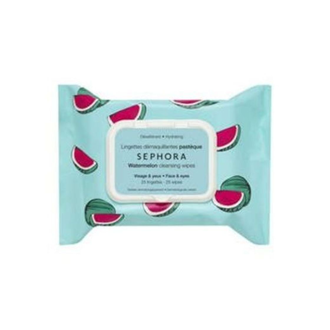 Social SEPHORA Collection paños para eliminar de maquillaje y exfoliante Sandía