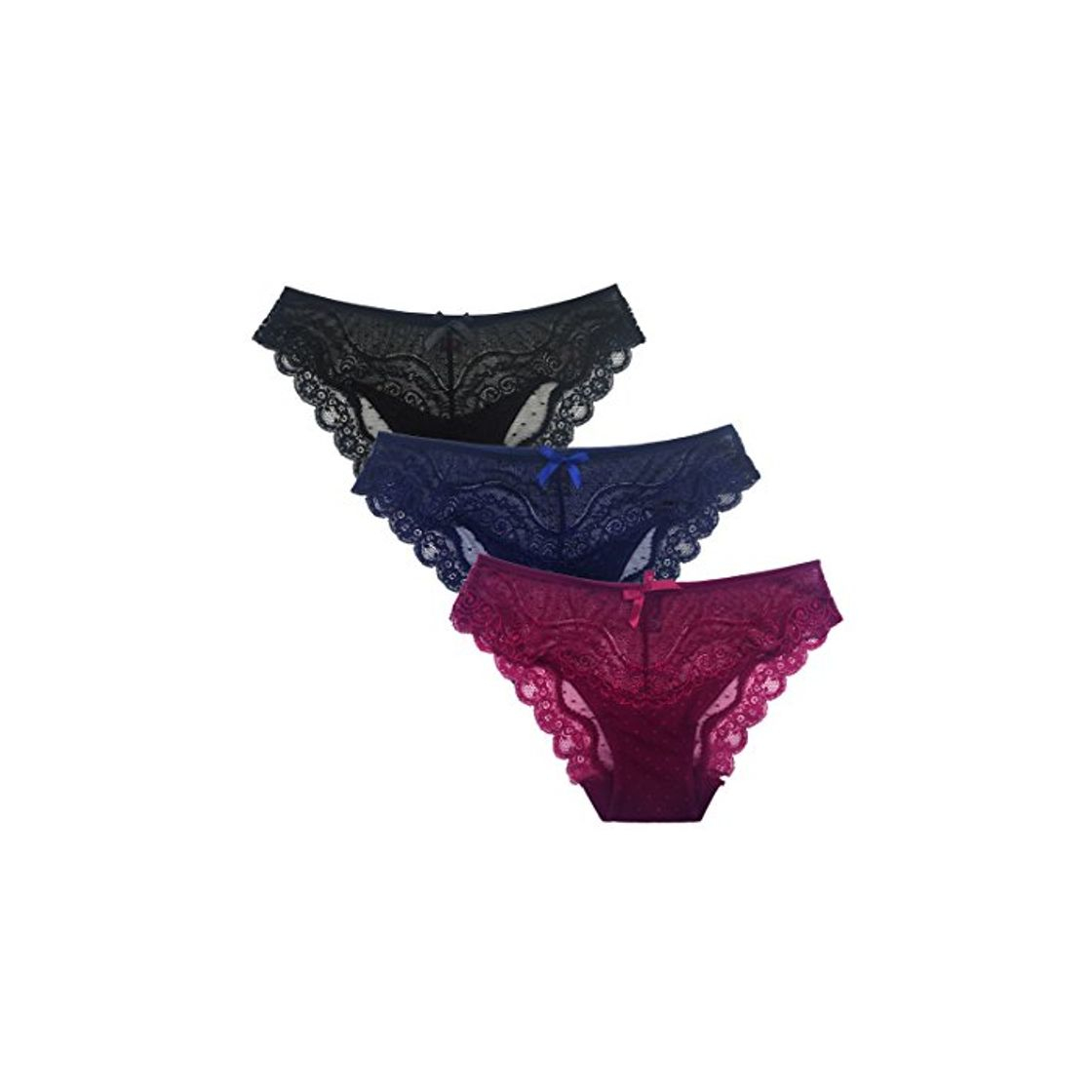 Social SHEKINI Mujer Calzoncillos Braguitas con Cordones Ropa Interior para Damas Ropa Interior