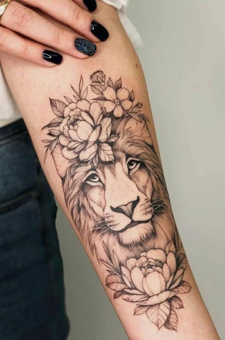 Fashion Tatto leão muito linda🦁