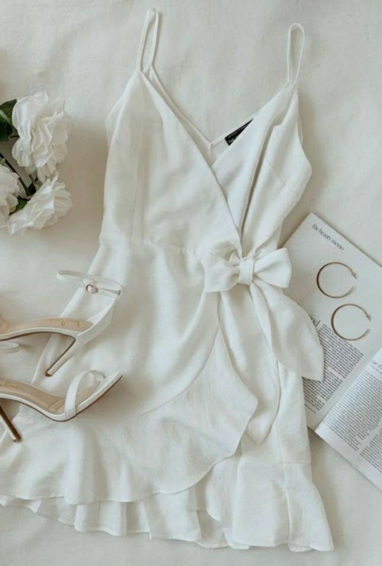 Moda Vestido branco curto