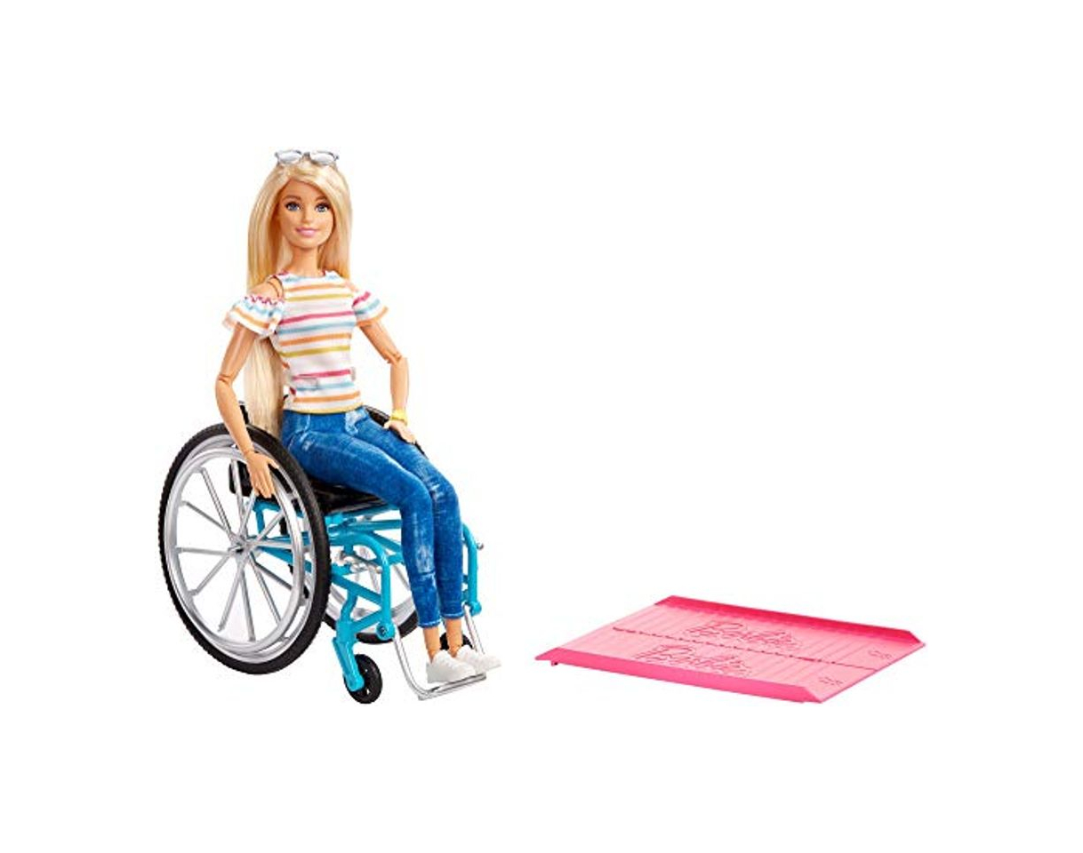 Producto Barbie Fashionista Muñeca rubia en silla de ruedas