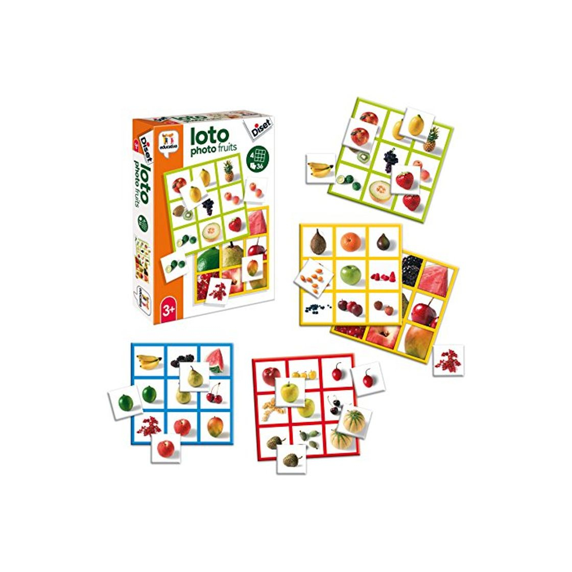 Producto Diset- Juguete educativos Loto Photo Fruits