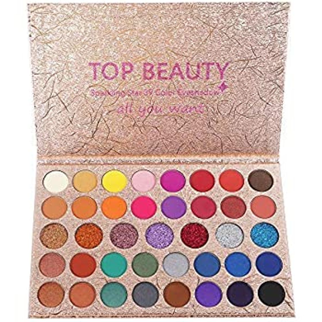 Producto Beauty Glazed Paleta de polvo de sombra de ojos de 39 colores