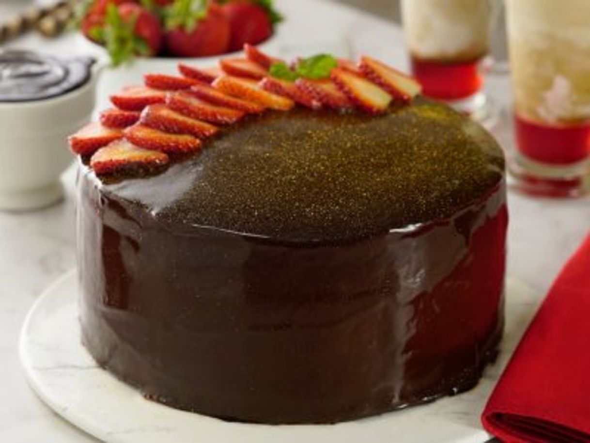 Social Pastel de Chocolate Relleno de Crema Pastelera 🎂🍫😋