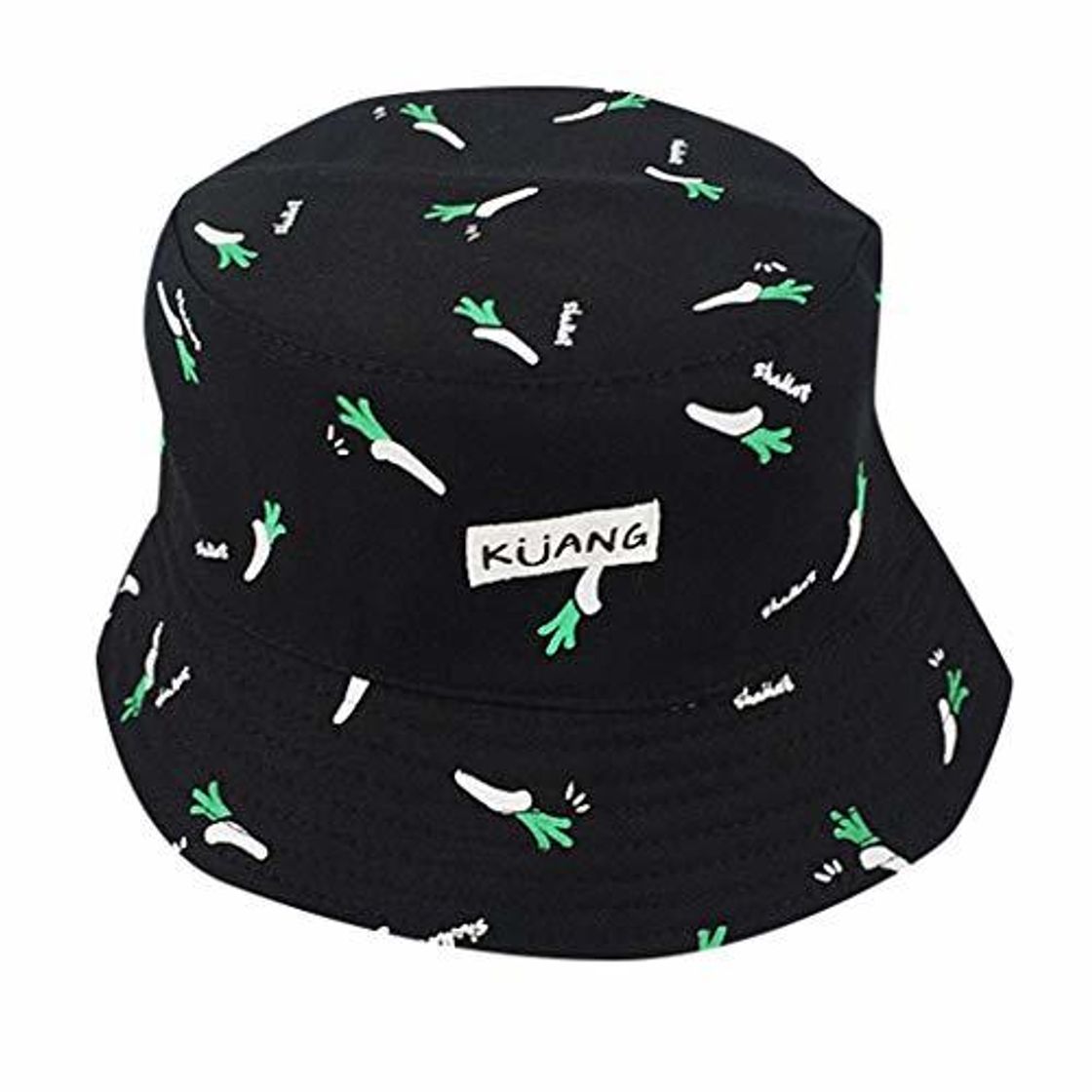 Social Loolik - Gorra/Sombrero de Pescador de Bordado de Banana/Tela de Pana/Adecuado para
