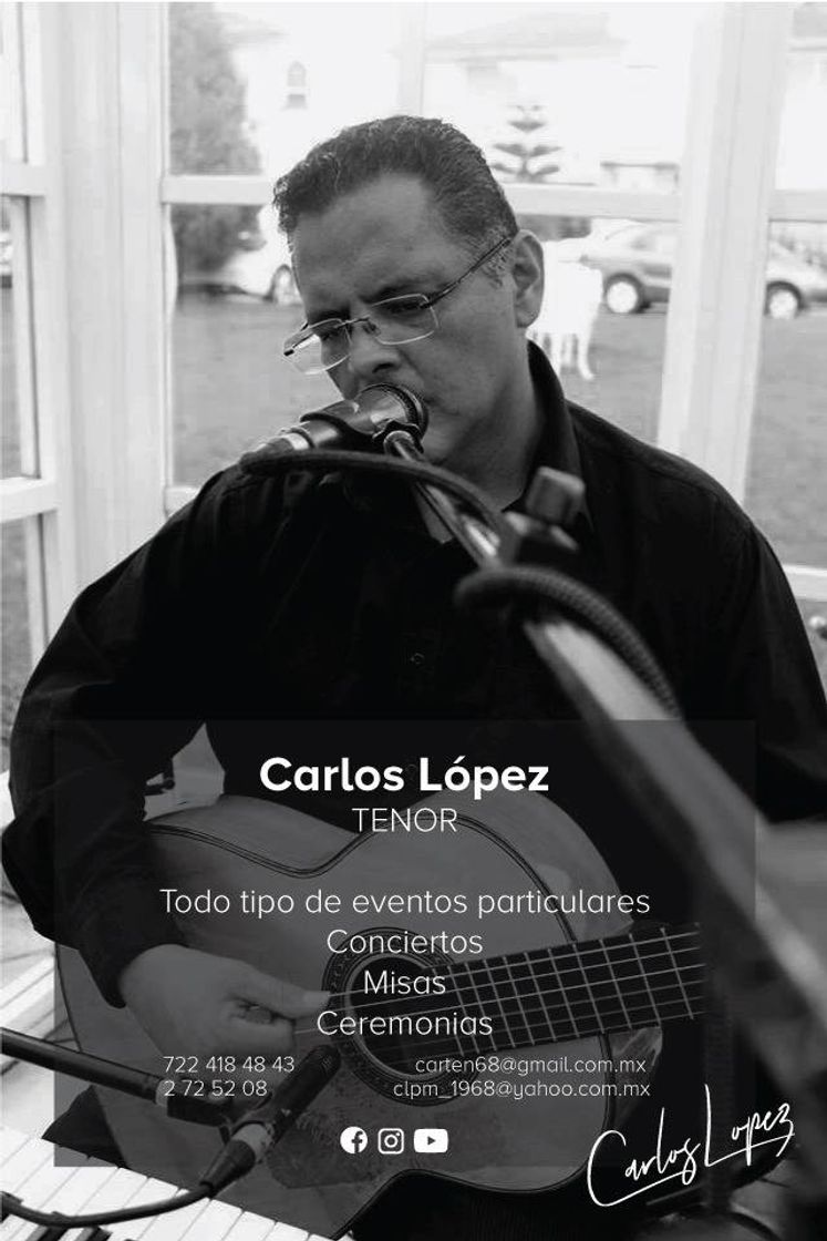 Canción Cantante Tenor Carlos López 