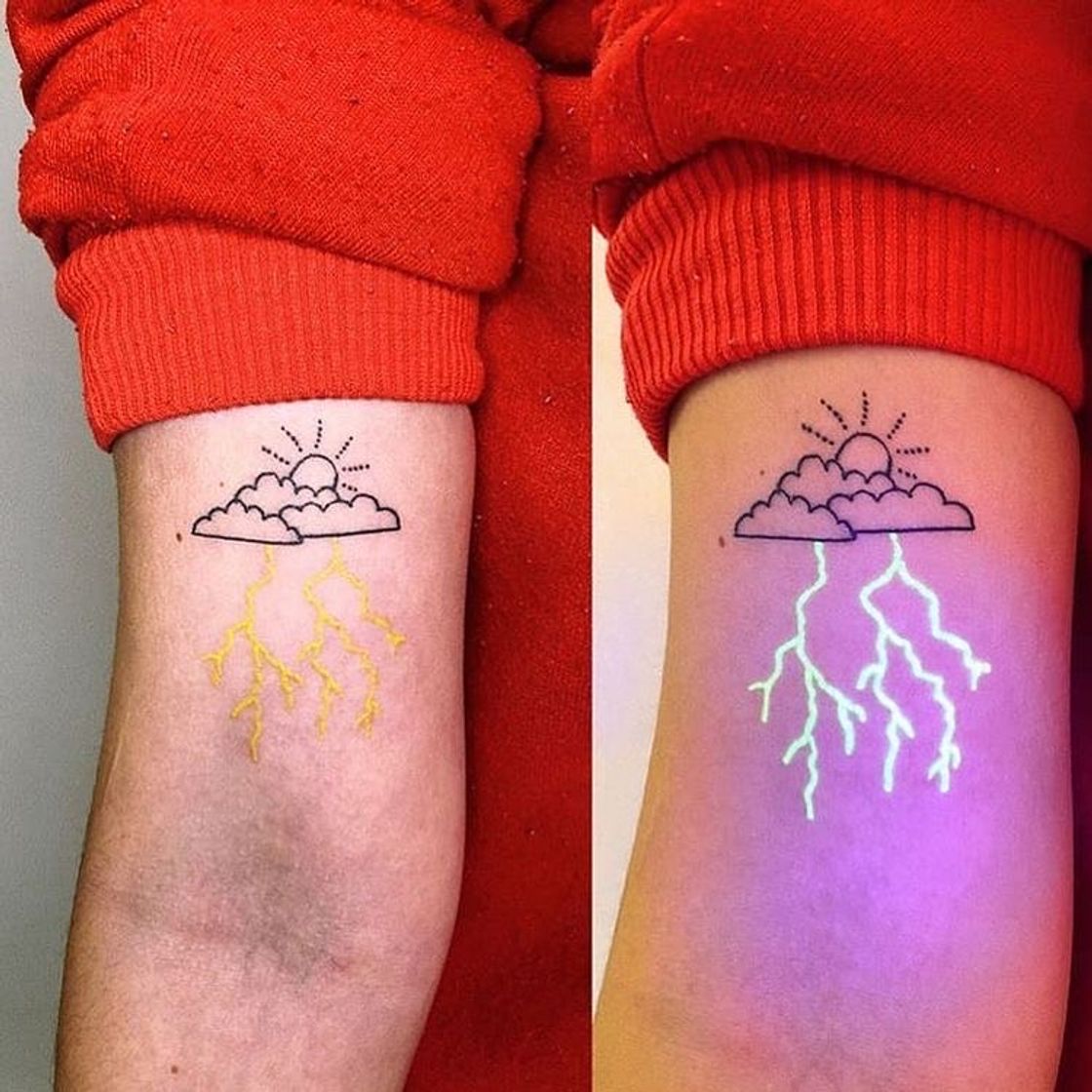 Fashion neon tatto 🔦 