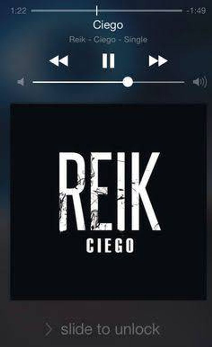 Canción Reik - Ciego