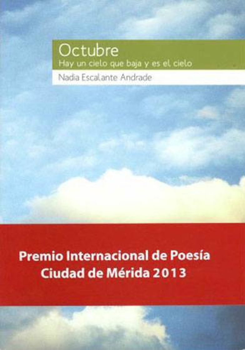 Libro Octubre de Nadia Escalante