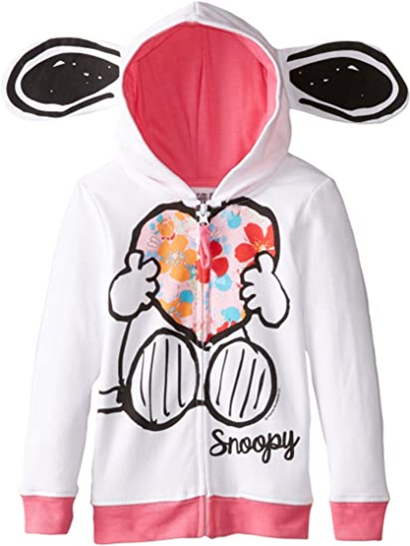 Social Peanuts Snoopy - Sudadera con Capucha y Orejas para niña

