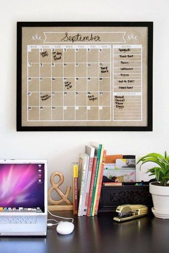 Calendário de parede