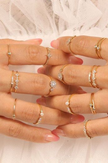 Anéis dourados 
