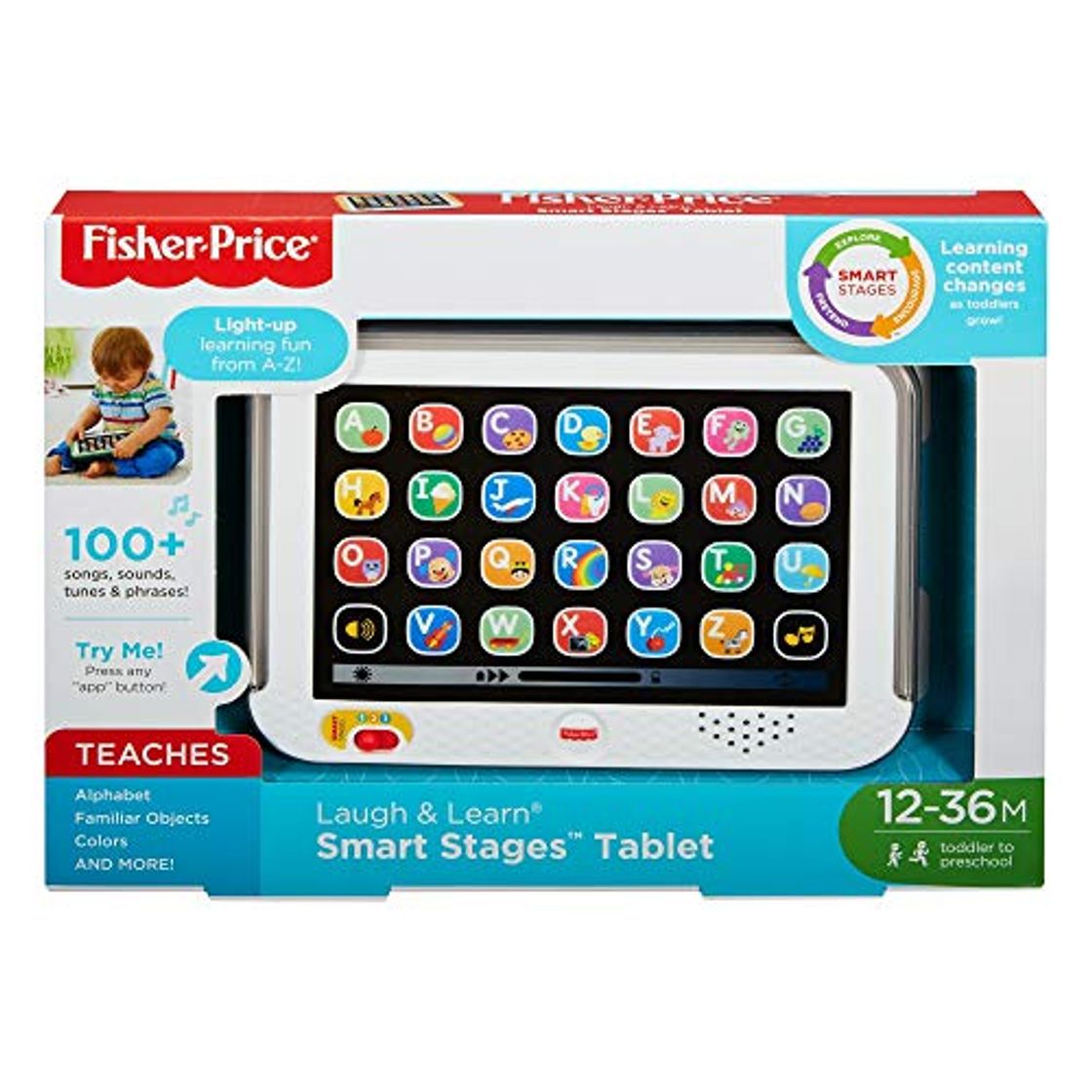 Producto Fisher Price Smart Stages Tablet Grey by Fisher-Price , color