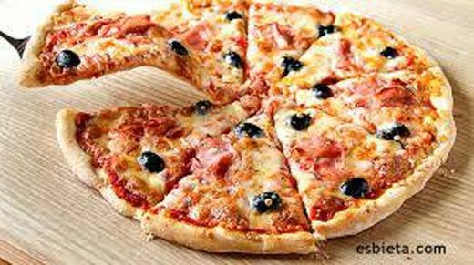 Cómo hacer PIZZA CASERA RÁPIDA con masa de pizza sin reposo.