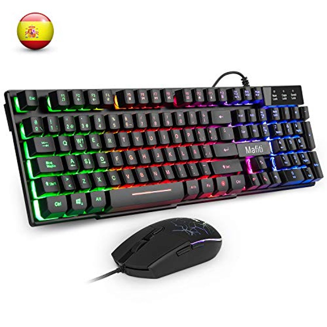Social Mafiti RK101 Combo Ratón y Teclado USB 