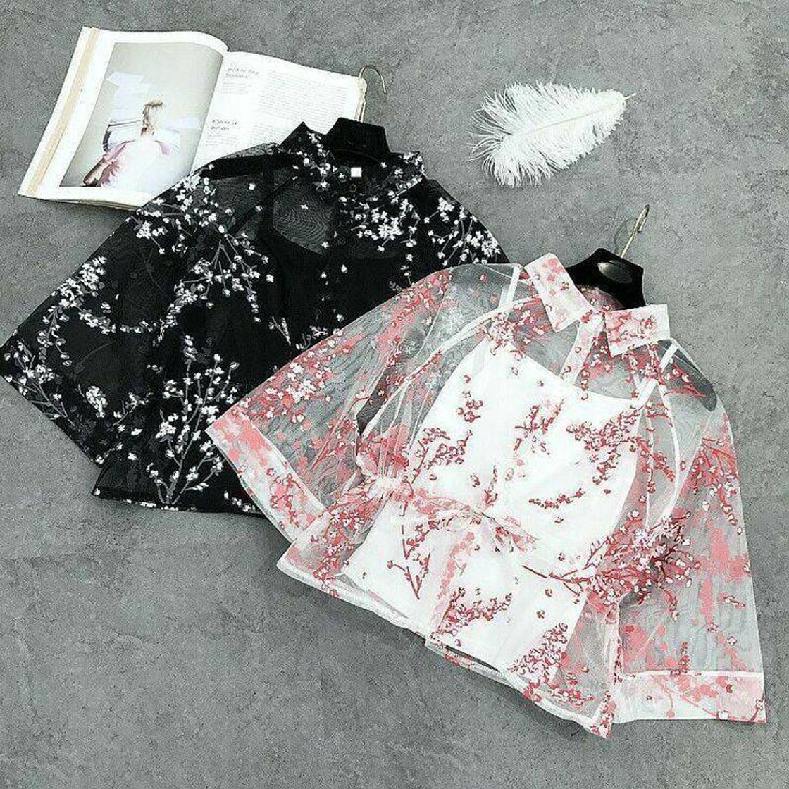 Fashion Transparent floral gauze 