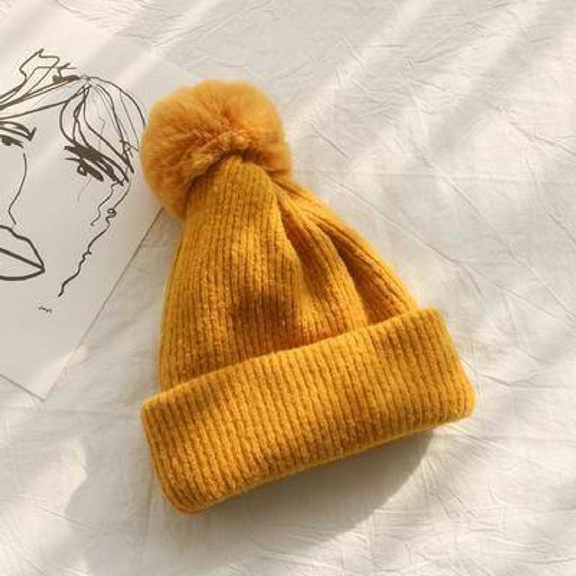 Fashion Ponpon ball scarf beanie