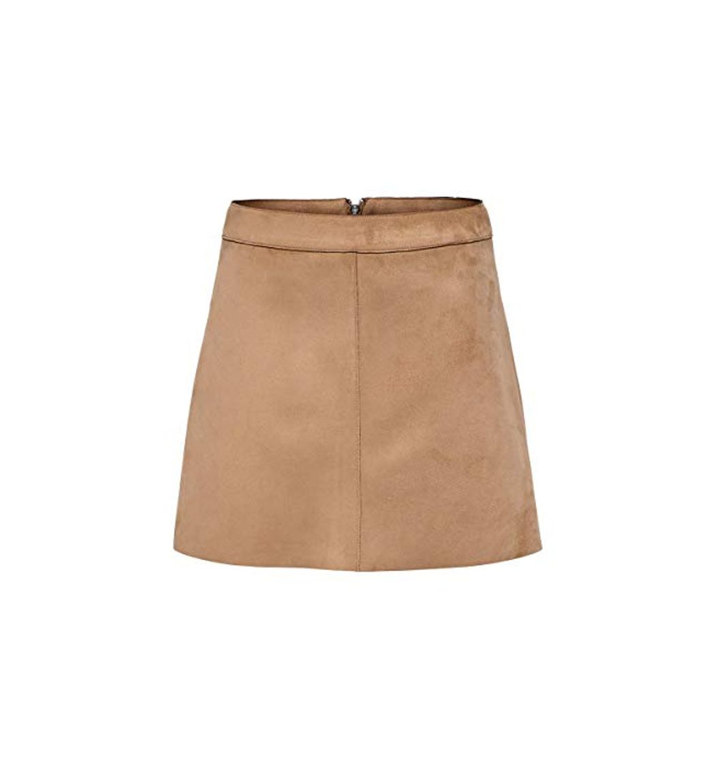 Moda Only ONLLINEA Faux Suede Bonded Skirt CC OTW Falda